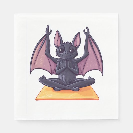 Vleermuis Yoga Flow Servet (Voorkant)