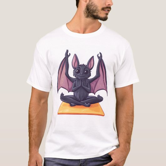 Vleermuis Yoga Flow T-shirt (Voorkant)