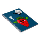 vleermuisaardbei notitieboek (Rechterzijde)