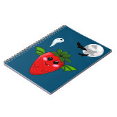 vleermuisaardbei notitieboek (Linkerzijde)