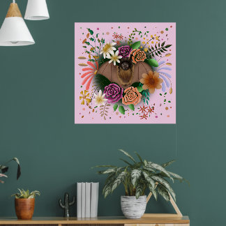 Vleermuisbloemen Bloemen Botanisch Poster