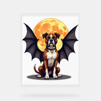 vleermuisboxer acryl bord