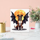 vleermuisboxer acryl bord (Huwelijk)