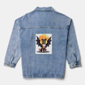 vleermuisboxer denim jacket (Achterkant)