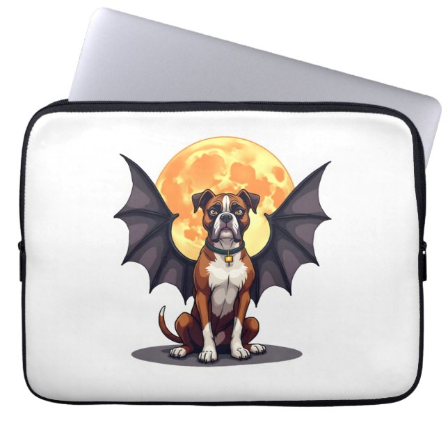 vleermuisboxer laptop sleeve (Voorkant)