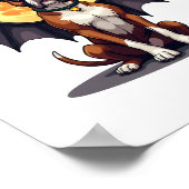 vleermuisboxer poster (Hoek)