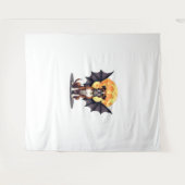 vleermuisboxer wandkleed (Voorkant (horizontaal))