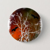 vleermuisnacht ronde button 5,7 cm (Voorkant)