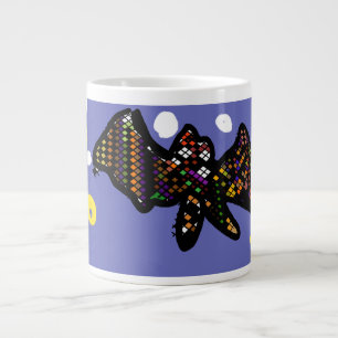 Vleermuispatch Halloween Grote Koffiekop