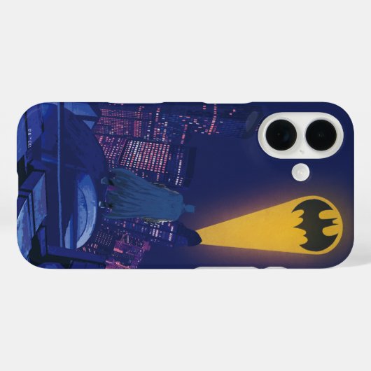 Vleermuissignaal boven Gotham Case-Mate iPhone Case (Achterkant (horizontaal))