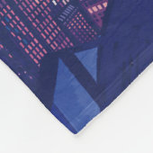 Vleermuissignaal boven Gotham Fleece Deken (Hoek)