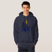 Vleermuissignaal boven Gotham Hoodie (Voorkant volledig)