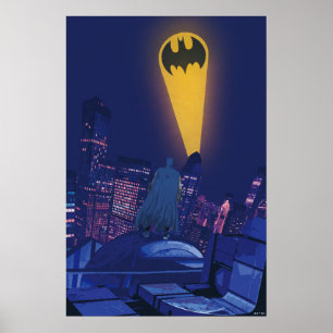 Vleermuissignaal boven Gotham Poster