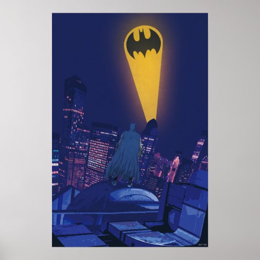 Vleermuissignaal boven Gotham Poster (Voorkant)