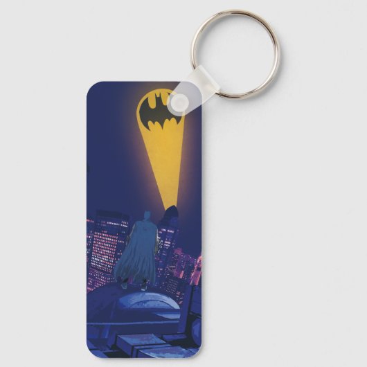 Vleermuissignaal boven Gotham Sleutelhanger (Achterkant)