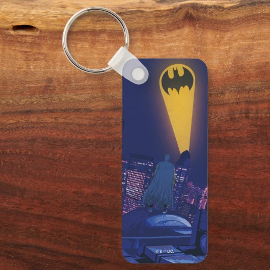 Vleermuissignaal boven Gotham Sleutelhanger (Voorkant)