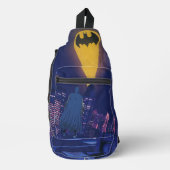 Vleermuissignaal boven Gotham Sling Bag (Voorkant)