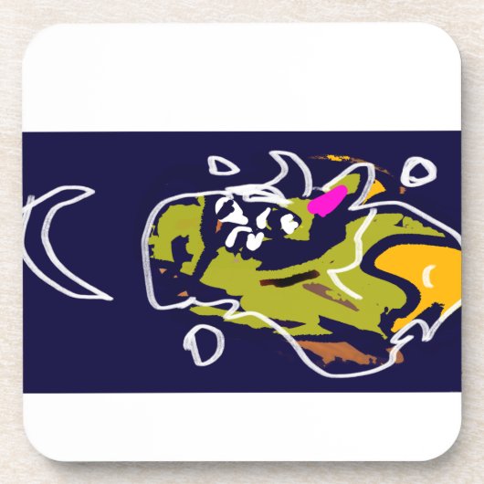 Vleermuissterren Bier Onderzetter (Voorkant)