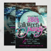 Vleermuisvleugel Maan Sprookjesachtig Halloween Fe Kaart (Voorkant / Achterkant)