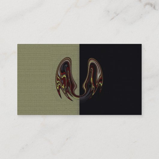 Vleermuisvleugels KLEUR / PAPIER / VORM OPTIES - Visitekaartje (Achterkant)