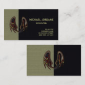 Vleermuisvleugels KLEUR / PAPIER / VORM OPTIES - Visitekaartje (Voorkant / Achterkant)