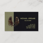 Vleermuisvleugels KLEUR / PAPIER / VORM OPTIES - Visitekaartje (Voorkant)