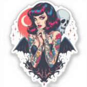 Vleermuisvleugelschoonheid Sticker (Voorkant)