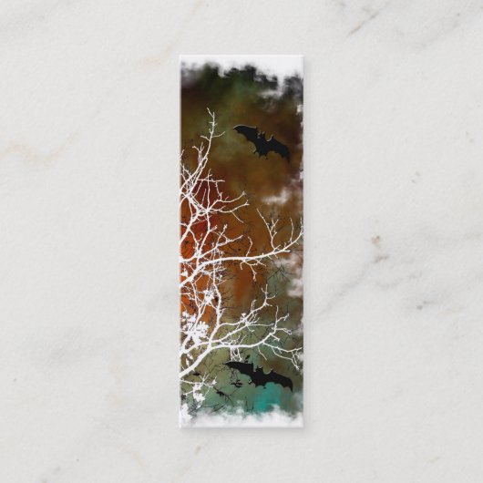 vleermuizen avondje uit mager visitekaartje (Voorkant)