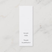 vleermuizen avondje uit mager visitekaartje (Achterkant)