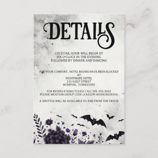 Vleermuizen en bloemen informatiekaartje (Voorkant)