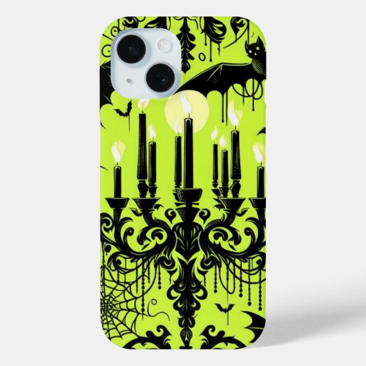 Vleermuizen en Kaarsen Case-Mate iPhone Case (Achterkant)