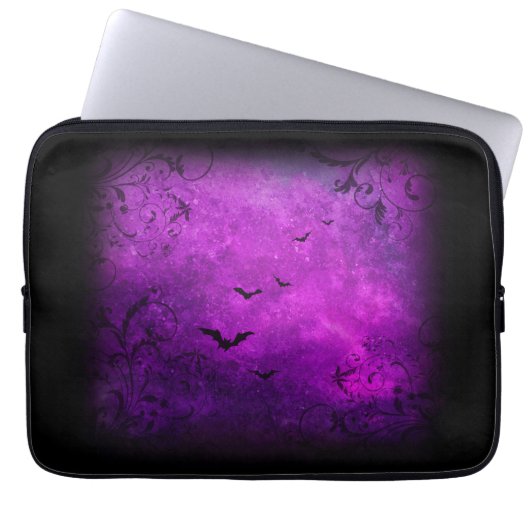 Vleermuizen en kronkels laptop sleeve (Voorkant)
