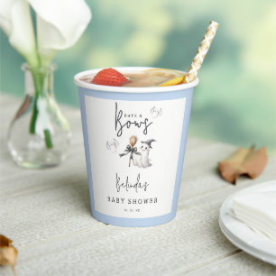 Vleermuizen En Strikken Halloween Baby Shower Fees Papieren Bekers