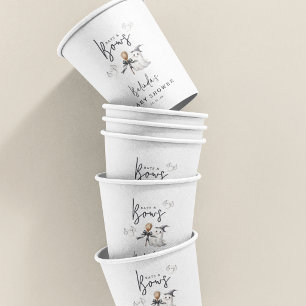 Vleermuizen En Strikken Halloween Baby Shower Fees Papieren Bekers