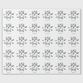 Vleermuizen en Trick or treat script tekst Hallowe Cadeaupapier (Vlak)