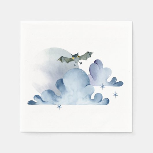 Vleermuizen en wolken servet (Voorkant)