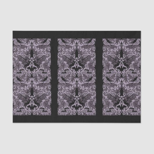 vleermuizen in de Belfry Tissuepapier (Voorkant)