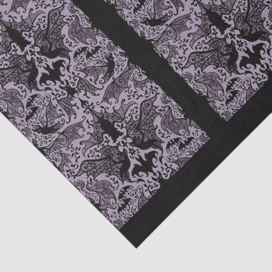 vleermuizen in de Belfry Tissuepapier (Detail)