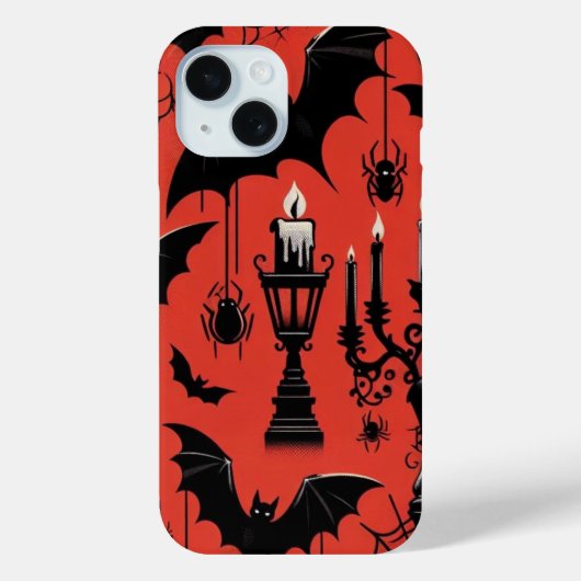 Vleermuizen & Kaarsen Case-Mate iPhone Case (Achterkant)