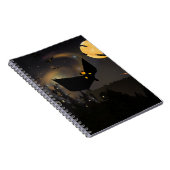 Vleermuizen Maan en Halloween Notitieboek (Rechterzijde)