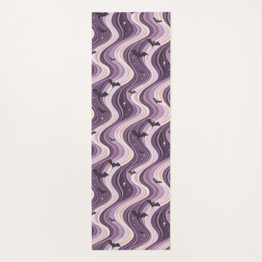 Vleermuizen, manen en hemelse golven yogamat (Achterkant)