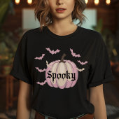 Vleermuizen Pompoen Spooky Halloween T Shirt Paste