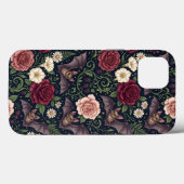 Vleermuizen Rozen Gotische iPhone 13 Hoesje (Achterkant (horizontaal))