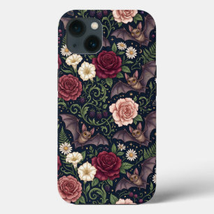 Vleermuizen Rozen Gotische iPhone 13 Hoesje