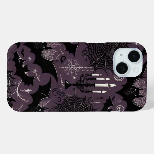 Vleermuizen & Spinnenwebben Case-Mate iPhone Case (Achterkant (horizontaal))