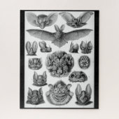  vleermuizen van Ernest Haeckel 525-stukpuzzel Legpuzzel (Verticaal)