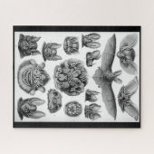 vleermuizen van Ernest Haeckel 525-stukpuzzel Legpuzzel (Horizontaal)