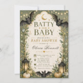 Vleermuizen voor babyshower uitnodiging (Voorkant)