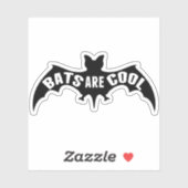 Vleermuizen zijn coole laptops sticker (Vel)