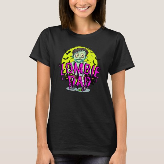 Vleermuizen Zombie Papa T-shirt (Voorkant)